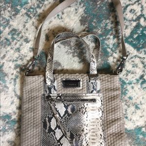 Calvin Klein faux Snakeskin Leather Bag